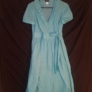 Turquoise Wrap Dress J Crew